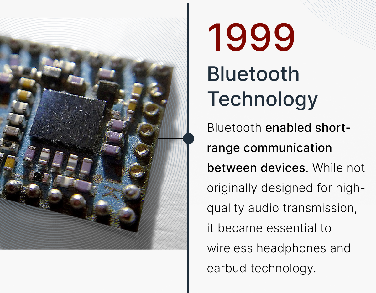 1999 - Bluetooth Technology